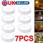 LED Motion Sensor USB Rechargeable Wireless PIR Light Cabinet Stair Night Lamp