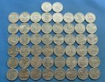 FULL SET OF 50 US STATE QUARTER COINS 1999 - 2008 Circulated