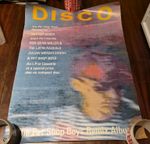 PET SHOP BOYS DISCO ORIGINAL ALBUM PROMO STORE POSTER 23 1/2" L x 16 1/2" W