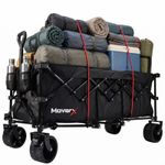 Used 300L Folding Camping Trolley, Festival Wagon, Garden Cart, Fishing, Beach