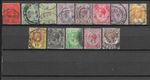 Strait Settlements 1902-1937 Mixed Selection 13 x Values Used