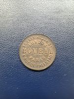 Antique Bovril advertising token Farringdon St London-Rue De Palestro Paris