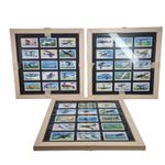 John Player Aeroplanes Cigarette Cards Set Of 45 Framed 