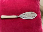 Victorian Serving Slice. Silver Plated Composition Handle.