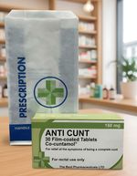 Anti C*nt Novelty Joke Pill Tablet Box - Fun Rude Xmas/Birthday Gift - Funny