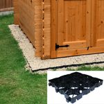 SHED BASE KIT Eco Plastic Grids Weed Fabric All Sizes TruePave Pavers Path Drive