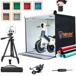 Photo Light Box Photography 60cm/24 x 24 with FREE TRIPOD. Bi-colour Dimmable