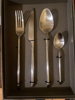 Broste Copenhagen -- Sletten matte steel cutlery set 16 pieces UK RARE