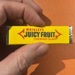Rare UK Wrigleys Chewing Gum Stick Juicy Fruit 80s 90s Retro Vintage Collectible
