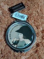 Vintage Metal Round Guinness Mirror Black Goes with Everything