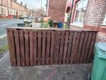 Outdoor 4-Bin Wooden Bin Store 260cm Wide Storm Proof Brown Garden Storage Shed
