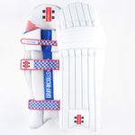 Gray-Nicolls Cricket Batting Pads - Stratos 1.0 White Adult RH Ex Dispaly