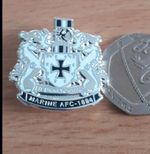 Marine FC  Badge  Wear With Pride Ideal Gift For Supporter/Collector 