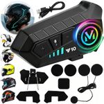 HiFi Bluetooth 5.3 Wireless Motorcycle Helmet Headset Motorbike call Headphone