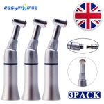 3Pack Dental Handpiece Slow Low Speed Contra Angle Push Button fit NSK E-Type  