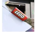 Lego Car sticker Tag Decal Funny Van Lorry Truck Logo Label Novelty Show
