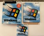 Original Microsoft Windows 95 Upgrade Big Box CD-ROM Complete Vintage PC