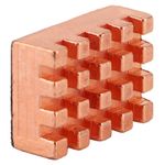 Brass Heatsink Brass CPU Heat Sinks 10 PCS For IC Heatsink For CPU For PCB For