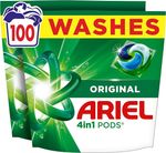 Ariel 4in1 PODS®, Washing Liquid Laundry Detergent Capsules, 100ct