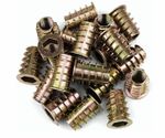 28 M4 Drive-In Insert Nuts Hex Socket Flange Head Zinc Plated Metal Pack