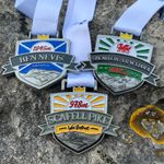 UK National Three Peaks Medal Set - Scafell Pike - Snowdon - Ben Nevis