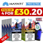Hayati Pro Ultra Plus 25000 25K Prefilled Replaceable Pods Only 20mg Refill Pods