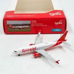 Herpa 1:500 SpiceJet Boeing 737 MAX 8 Diecast Aircraft Model 533638