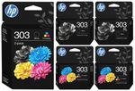 Original HP 303 / 303XL Black & Colour Ink Cartridge For ENVY 6230 7130 7830 Lot