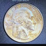 2023 Eleanor Roosevelt Quarter Coin with Major Color Error” IN COD WE TRUST “!