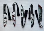 FACES OF HORROR MOVIES  JASON PENNYWISE MICHAEL ETC ACRYLIC STYLISH BOOKMARK