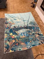 Large Lord Of The Rings Blanket Fellowship Of The Ring Bed Spread Cover Throw