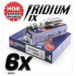 6x NGK BKR8EIX (2668) Iridium IX Spark Plug *Wholesale Price SALE*