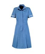 NURSES DRESS TUNIC HEALTHCARE UNIFORM NHS HOSPITAL DRESSES VARIOUS COLOURS INS39