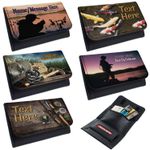 Personalised Tobacco Pouch Fishing Rolling Baccy Wallet Smoking Gift Fisherman