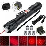 Laser Pointer Pen Red Beam Torche Pen 5000Miles 660nm Rechargable With Box New 