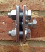 BRICK BRACE SAFETY TOOL, NO IMPEDING PROP, MATE, ACROWS OR STRONG, BOY,