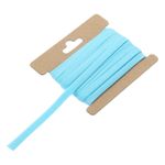 1/4 Inch Double Fold Bias Tape Continuous Bulk Bias Tape(Light Blue 6 Yards)