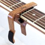 ADAGIO PRO Acoustic and Electric Guitar Capo with 5X Free Picks. the Perfect Qui