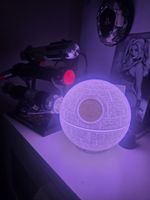 Death Star LED Lamp –Colour Changing RGB Light with Remote USB Powered