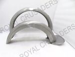 FRONT AND REAR MUDGUARD SET FOR VINTAGE AJS K8 MOTORCYCLE #C17/U1361