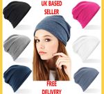Soft Cotton Jersey Beanie Hat Alopecia Hair Loss Cancer Chemo Stretch Womens