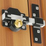 Gate Lock Garage Garden Security D/Long Throw Bolt 50mm / 70mm Lock Both Sides
