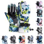 Men Women Ski Gloves Ultralight Waterproof Gloves Snowboard Riding Winter Gloves