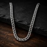 925 Men Silver 10mm Heavy Solid Chain Handmade Heavy Chain Necklace