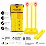 LED Light Plastic Cricket Wicket Set for Kids Portable Cricket Stumps Training