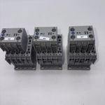 Job Lot x3 Allen-Bradley 100-K09*01 Contactors & x3 100-KFC20 Aux Blocks