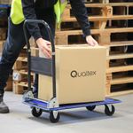 Folding Platform Trolley, Heavy Duty Hand Sack Truck On Wheels 150kg