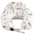 Nursing Pillow withBaby Removable & Wider Design Adjustable Waist Strap，U-shape