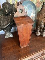 early 19th century antique Oak Candle Box 