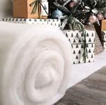 Fake Snow Blanket Artificial Nativity Village White Snow Christmas Decoration